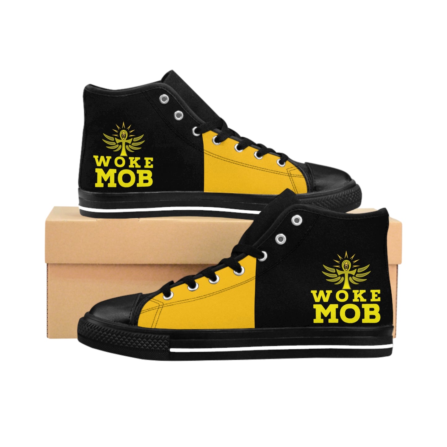 Men's Classic "WOKE MOB" Sneakers