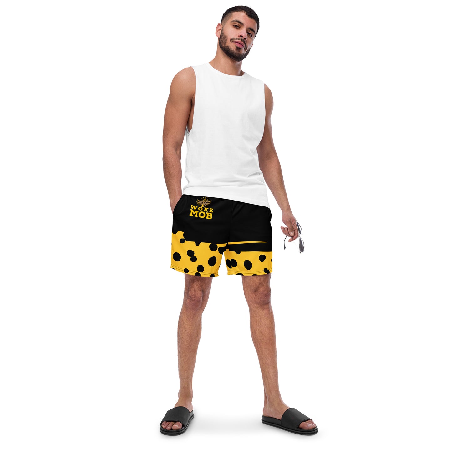 Men's WOKE MOB swim trunks