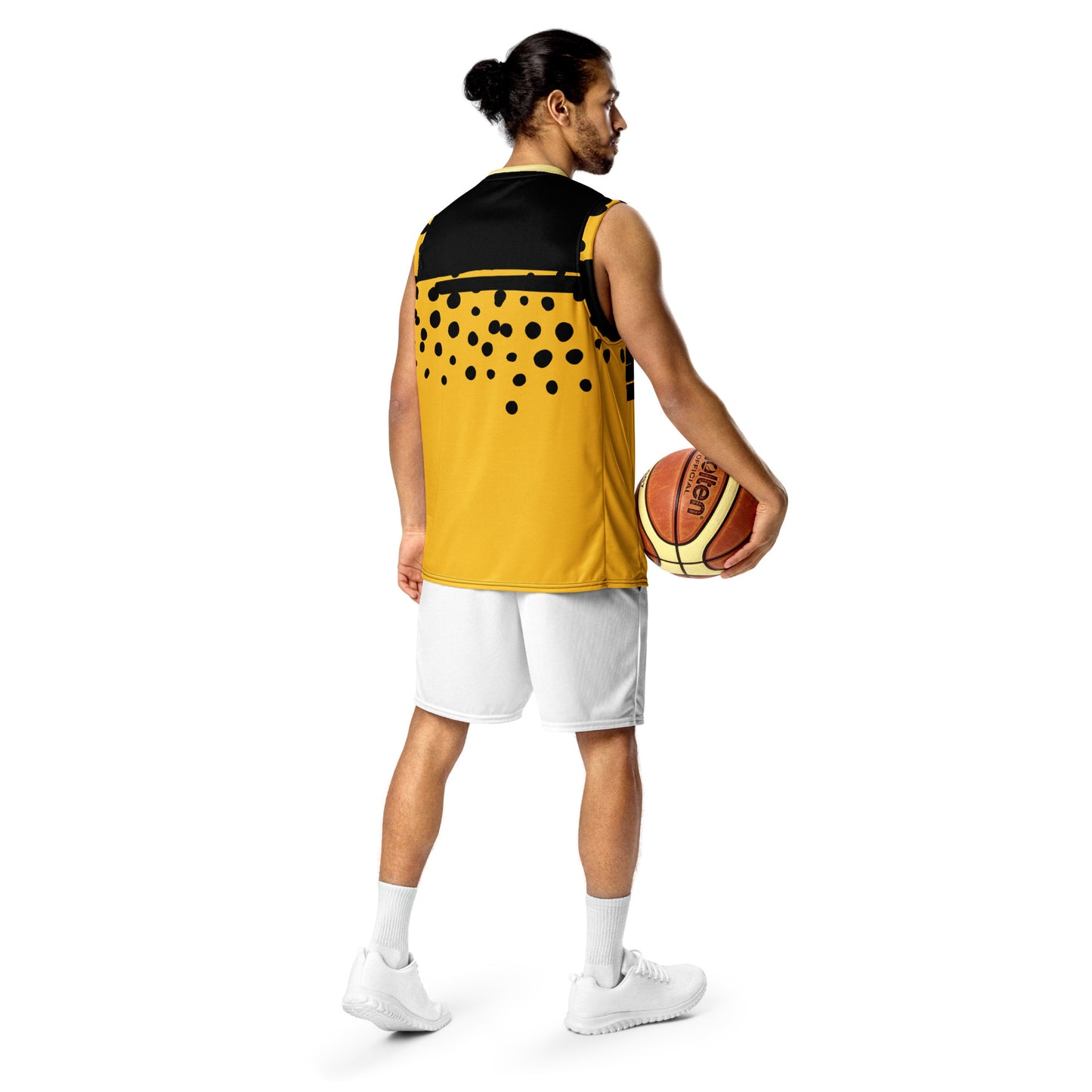 WOKE MOB Recycled unisex basketball jersey