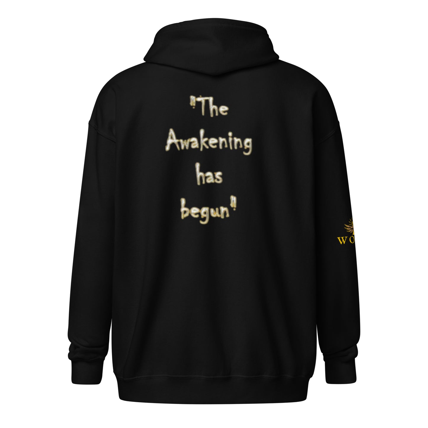 Unisex WOKE MOB heavy blend zip hoodie