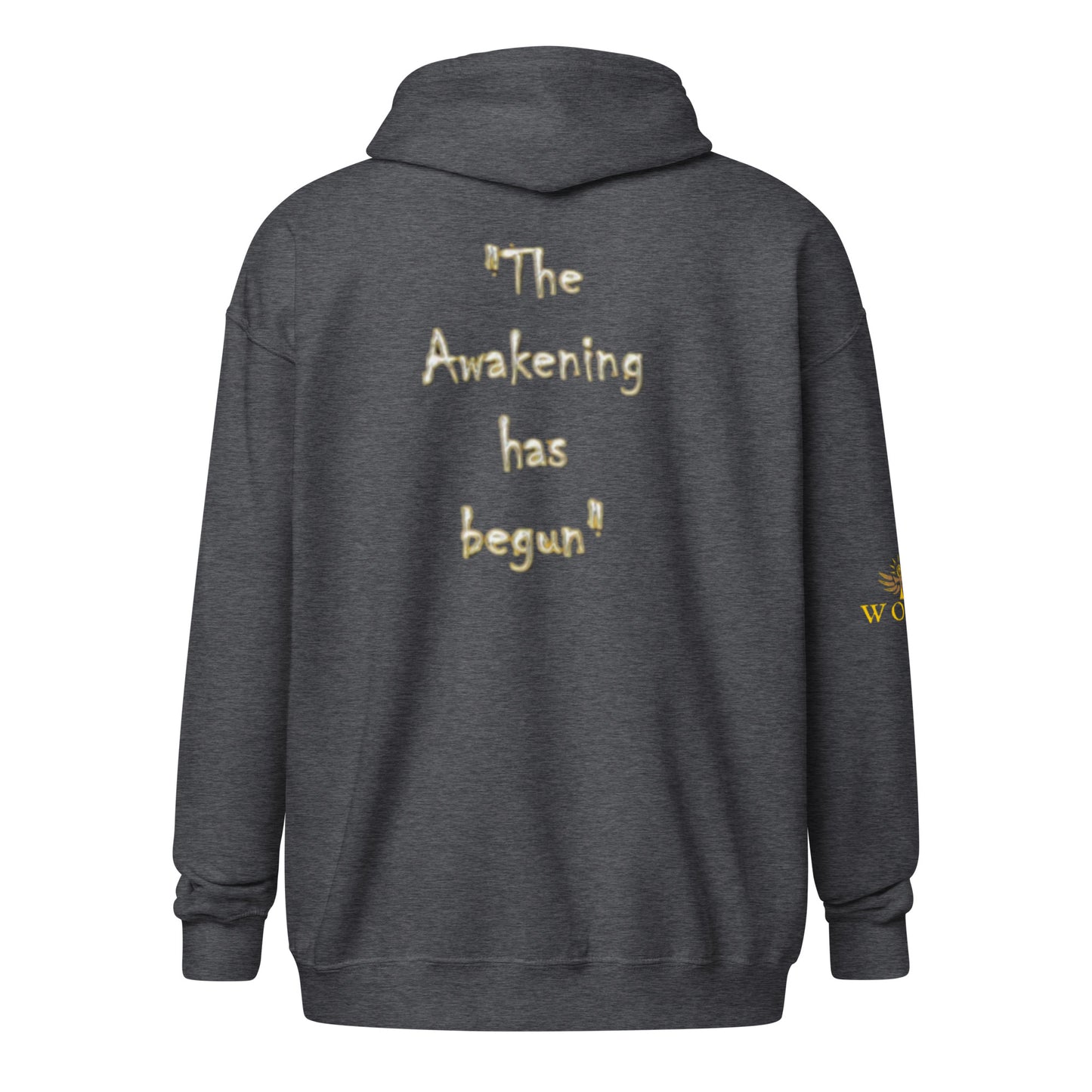Unisex WOKE MOB heavy blend zip hoodie