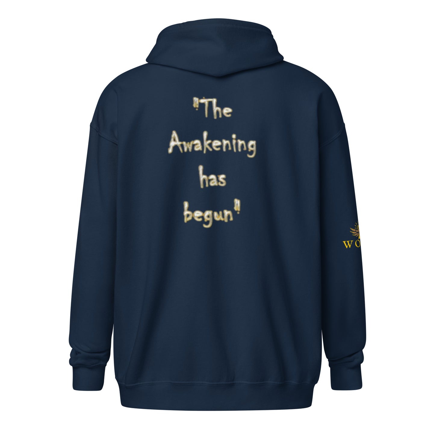Unisex WOKE MOB heavy blend zip hoodie