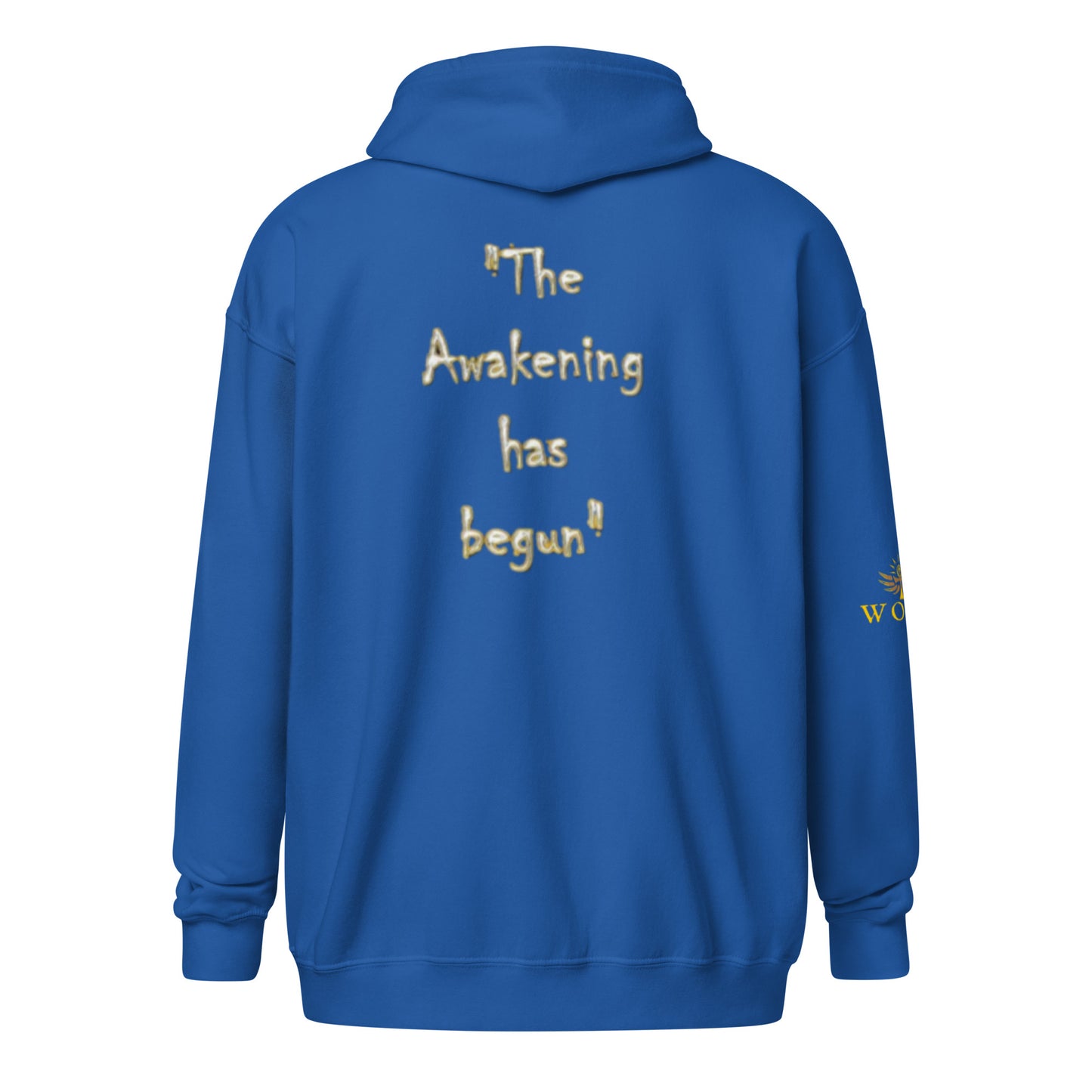 Unisex WOKE MOB heavy blend zip hoodie