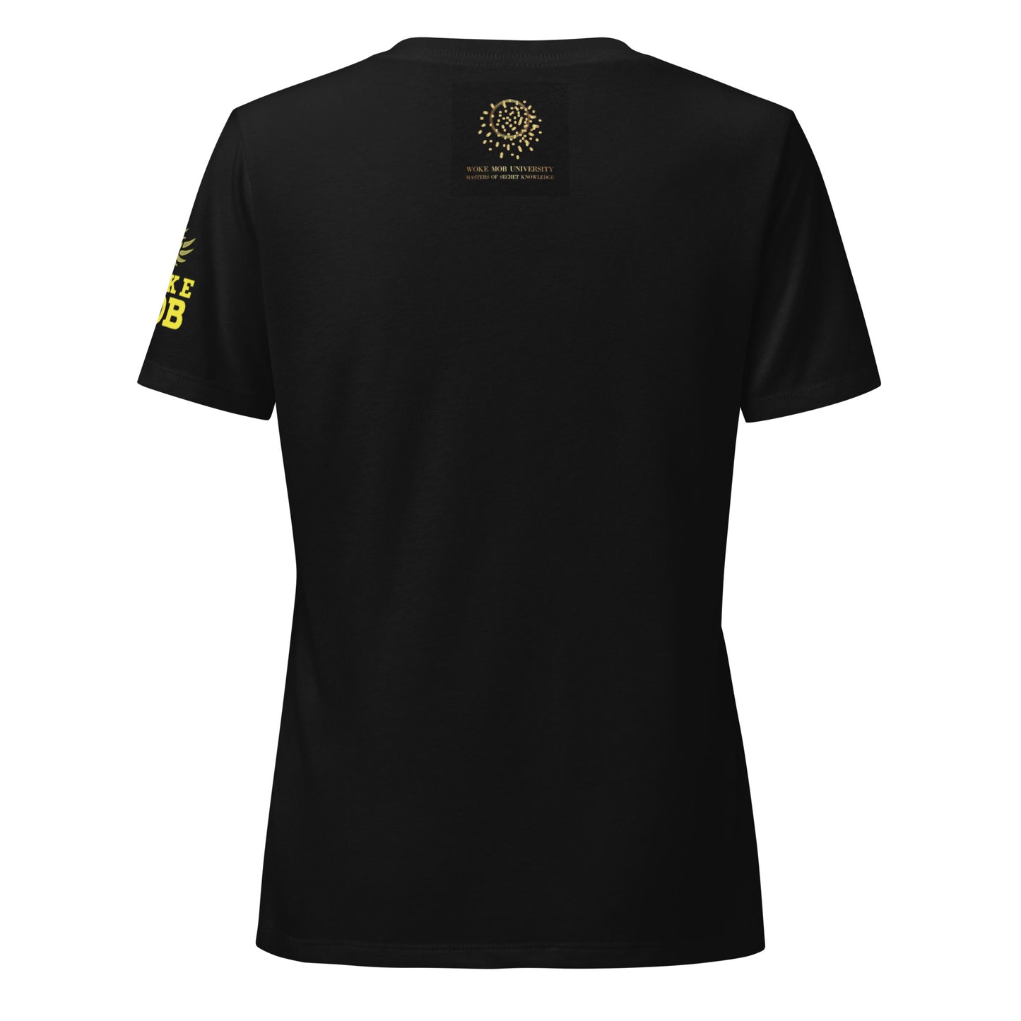 Women’s WOKE MOB U relaxed v-neck t-shirt