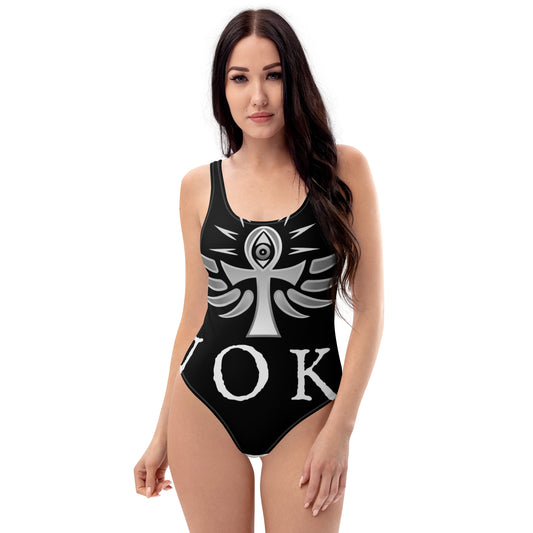 One-Piece "WOKE" Swimsuit