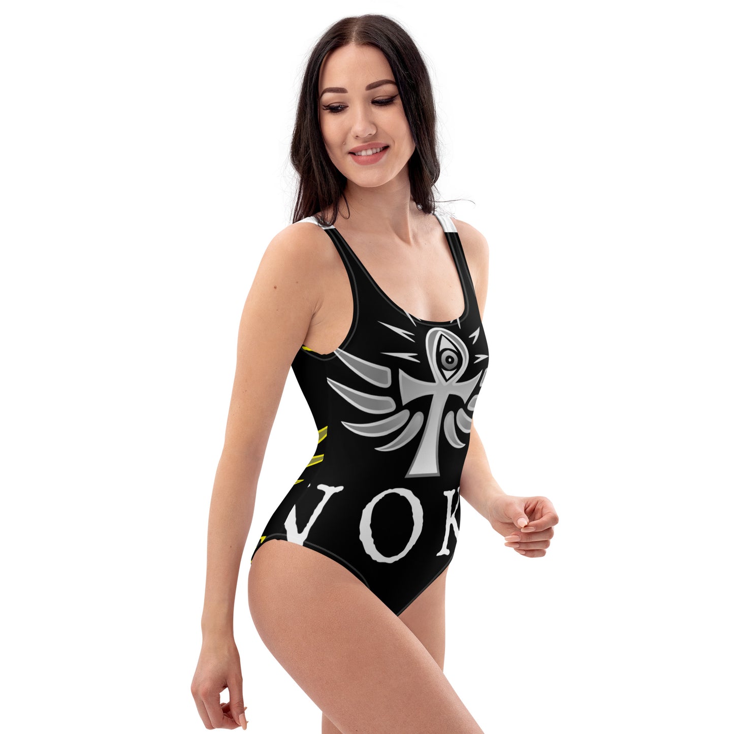 One-Piece "WOKE" Swimsuit