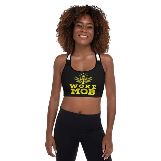 WOKE MOB Padded Sports Bra