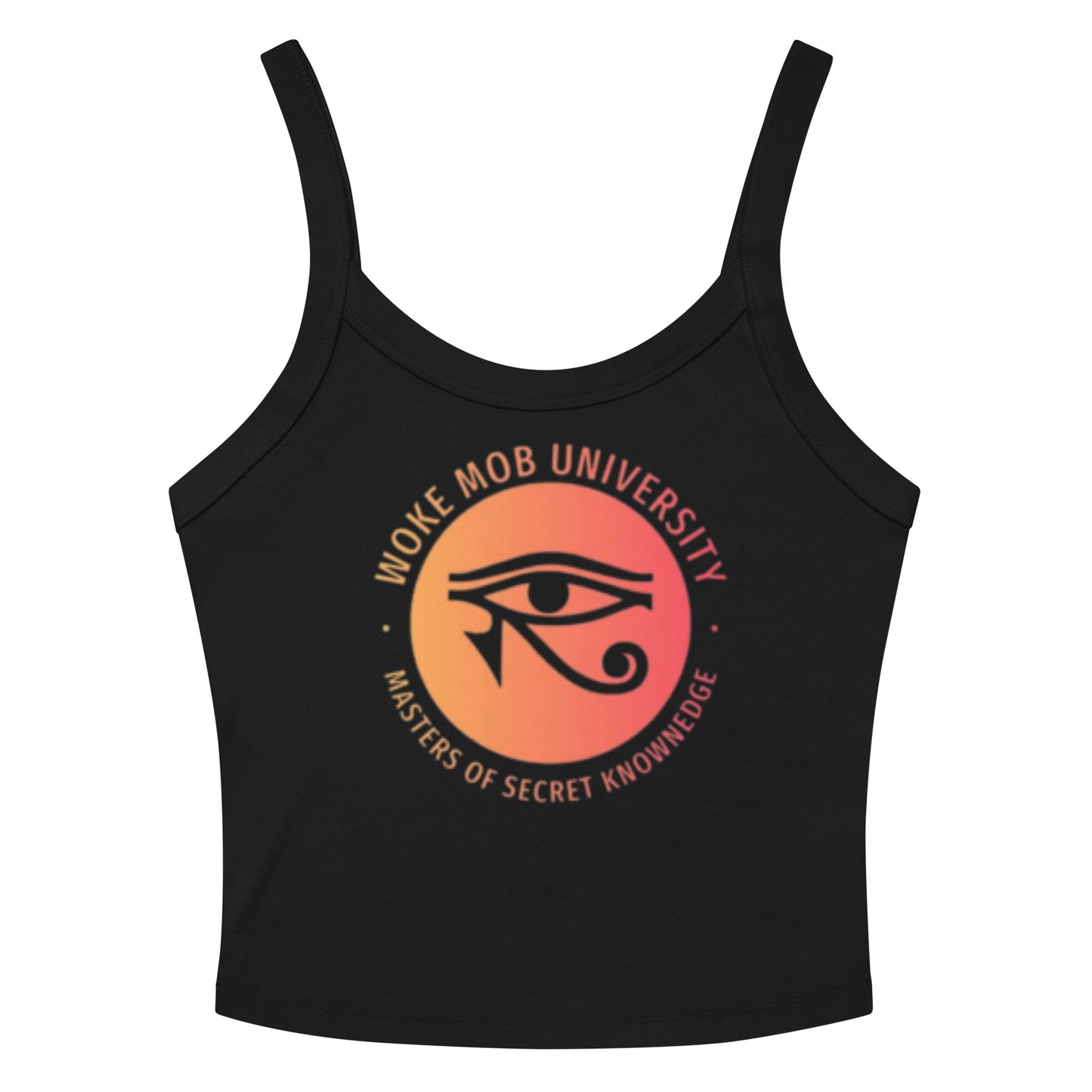 WOKE MOB U Women’s micro-rib tank top